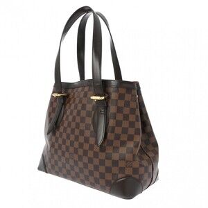 Louis Vuitton Damier Hampstead Tote Brown Handbag Canvas
